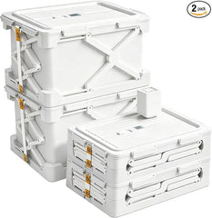 Foldable Vacuum Compression Storage Box, 2Pack