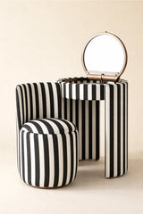 Jane Upholstered Vanity & Stool Set