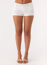 Kathia Mini Shorts - White