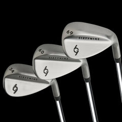 3-Piece Golf Wedge Set – 54°, 60° & 69° Short Game Wedges
