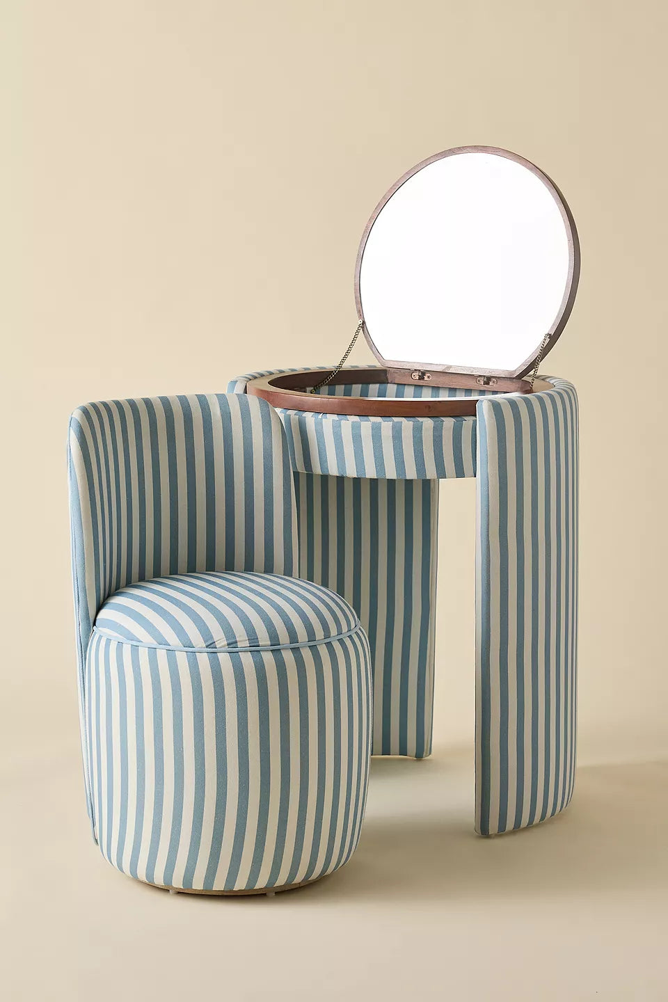 Jane Upholstered Vanity & Stool Set