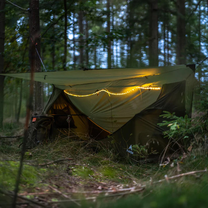 🌲The most comfortable way to sleep outside 😴Outdoor hammock tent ⛺️