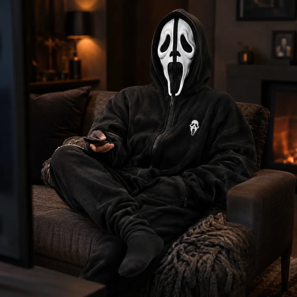 Horror Halloween Hooded Jumpsuit