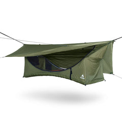 🌲The most comfortable way to sleep outside 😴Outdoor hammock tent ⛺️
