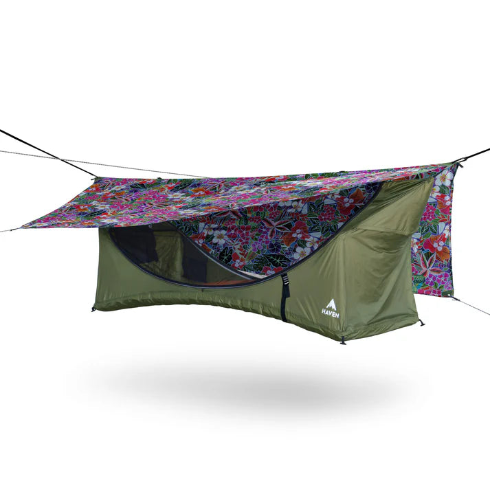🌲The most comfortable way to sleep outside 😴Outdoor hammock tent ⛺️