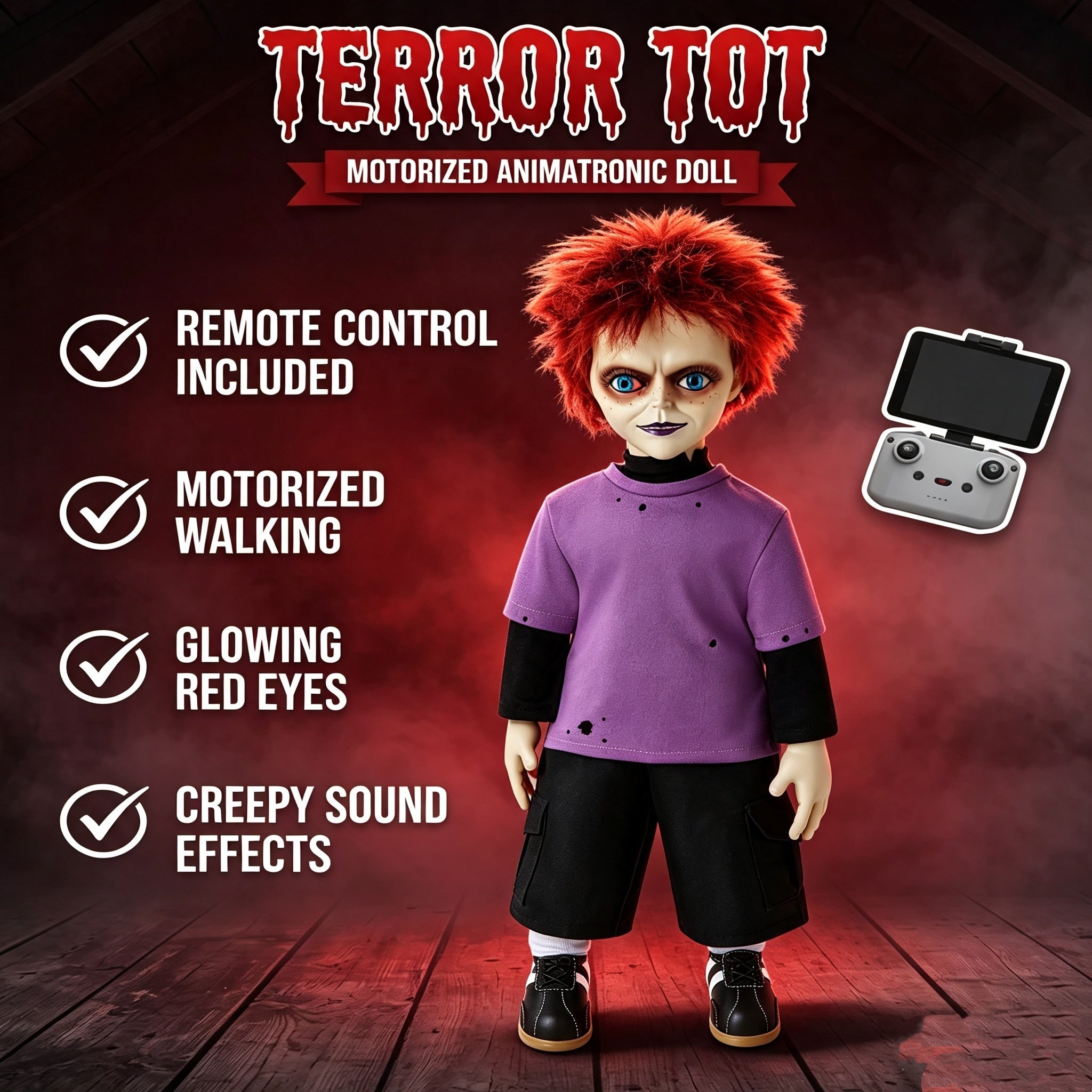 Remote-controlled toys-Chucky With Knife