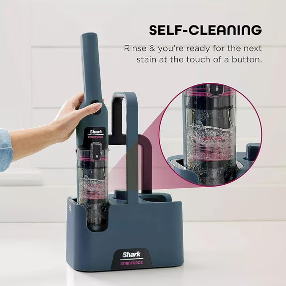 Cordless Handheld Stain Shampooer | Self-Cleaning | Pet & Family Home Essential