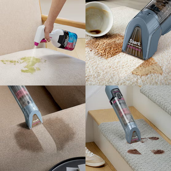 Cordless Handheld Stain Shampooer | Self-Cleaning | Pet & Family Home Essential