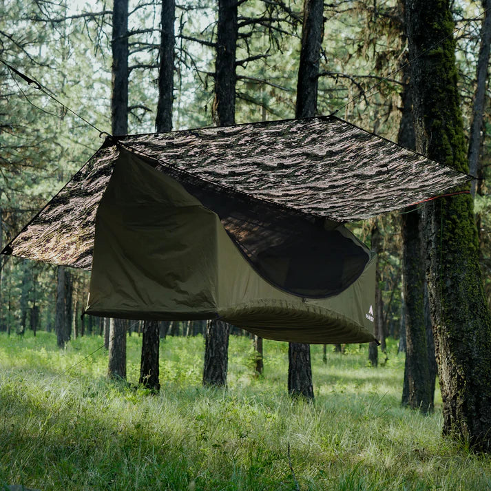 🌲The most comfortable way to sleep outside 😴Outdoor hammock tent ⛺️