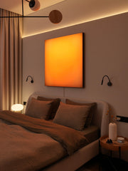 Golden hour atmosphere — at the touch of a button.