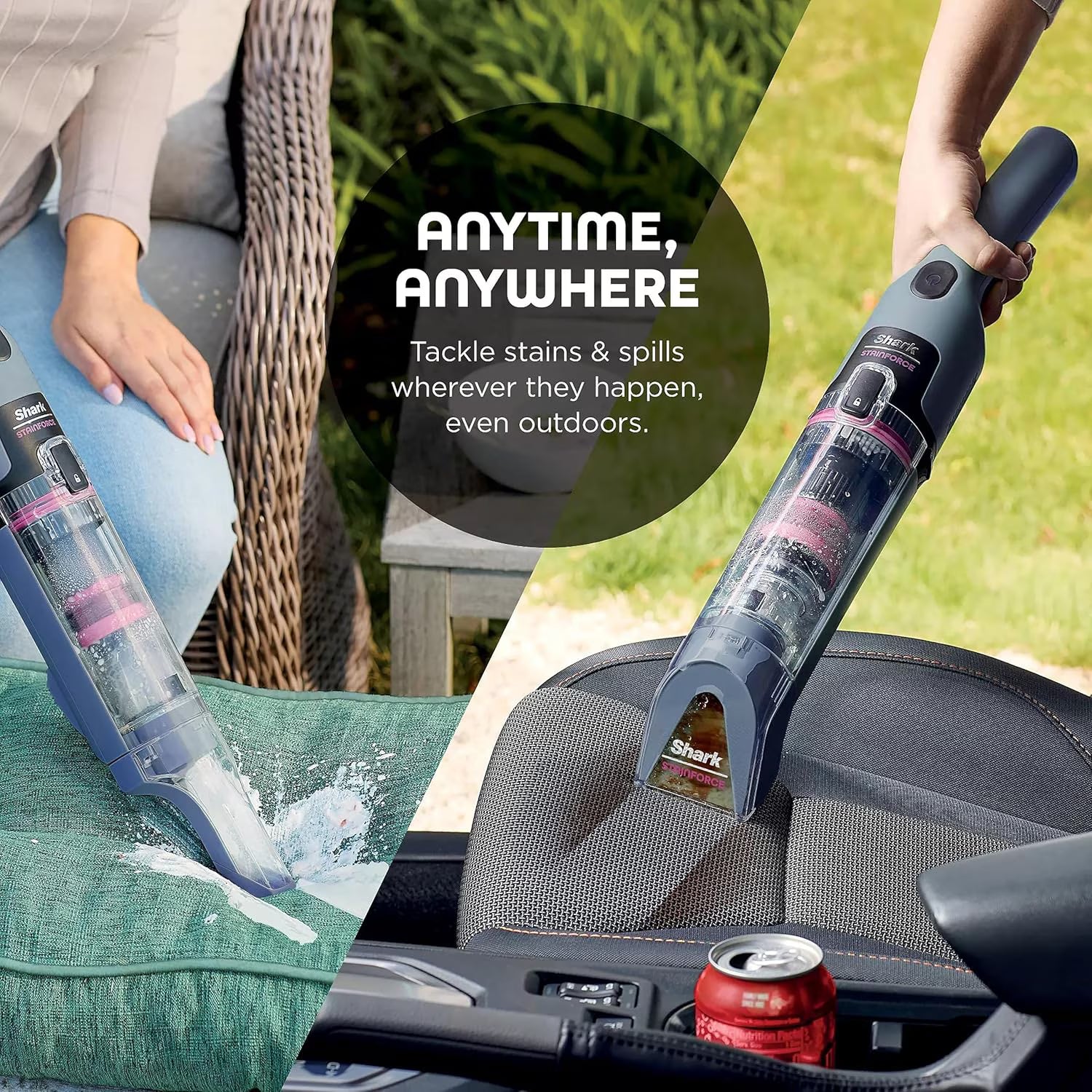 Cordless Handheld Stain Shampooer | Self-Cleaning | Pet & Family Home Essential