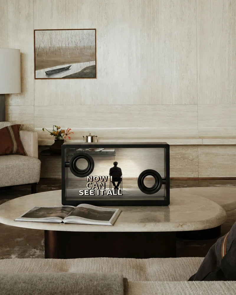 Transparent Lyric Speaker | Floating Lyrics · Hi-Fi Sound