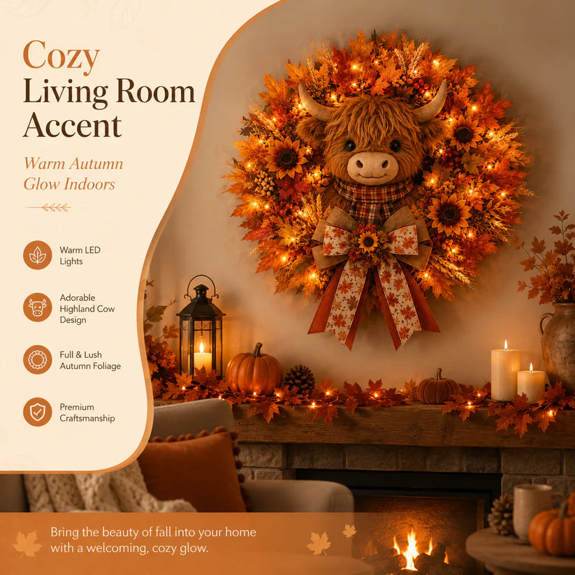 All-Season Artificial Wreath Decoration, Front Door Porch Wall Indoor Outdoor Home Decor Wreath