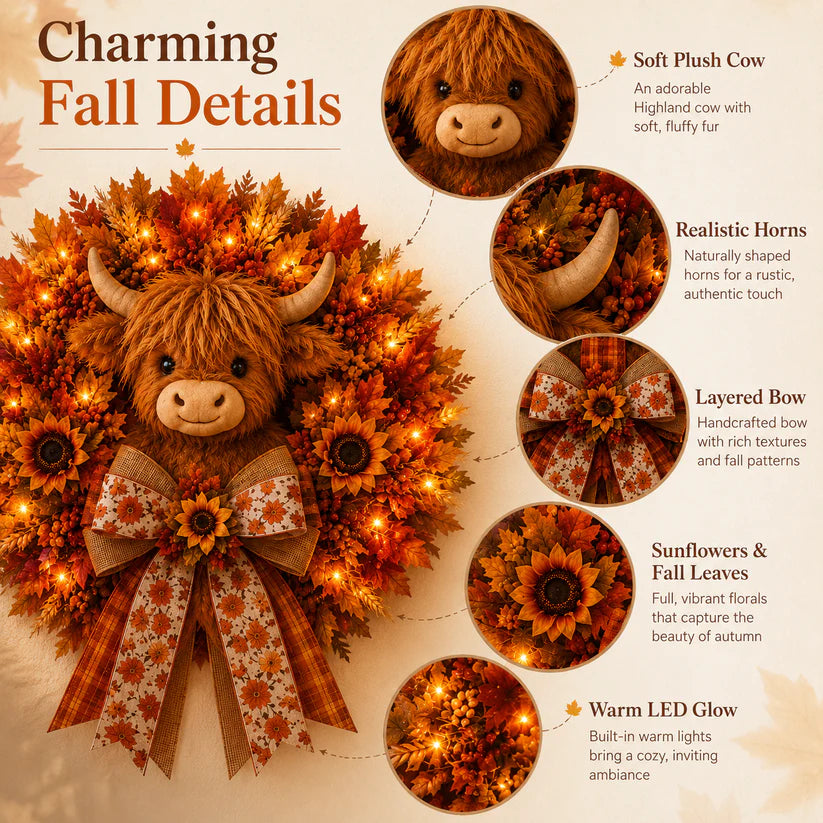 All-Season Artificial Wreath Decoration, Front Door Porch Wall Indoor Outdoor Home Decor Wreath