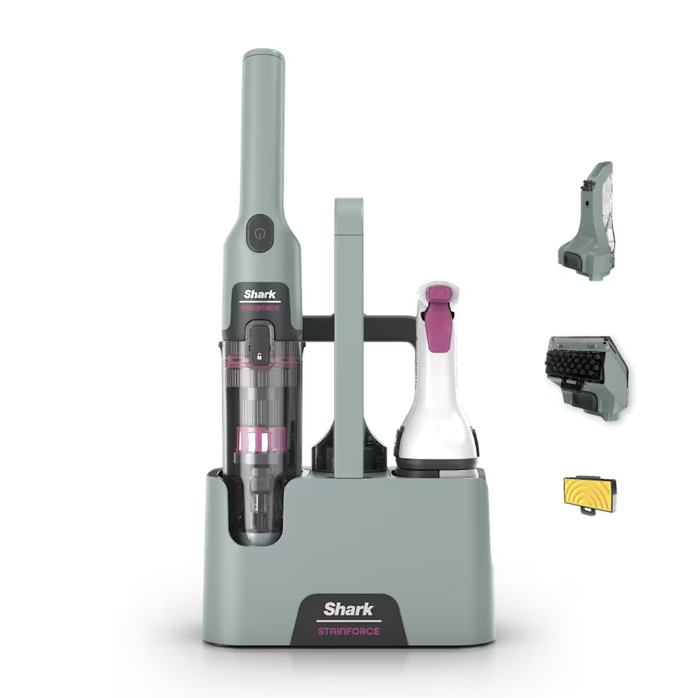 Cordless Handheld Stain Shampooer | Self-Cleaning | Pet & Family Home Essential