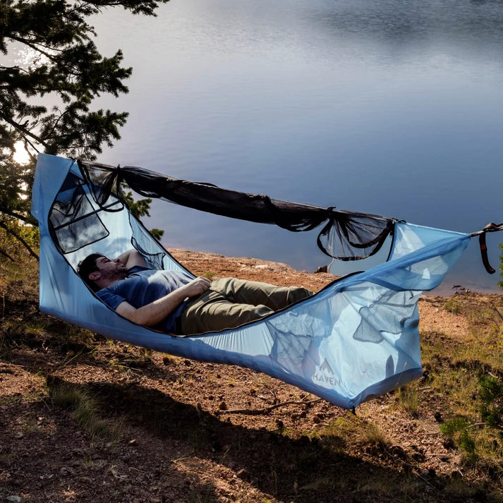 🌲The most comfortable way to sleep outside 😴Outdoor hammock tent ⛺️