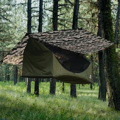 🌲The most comfortable way to sleep outside 😴Outdoor hammock tent ⛺️